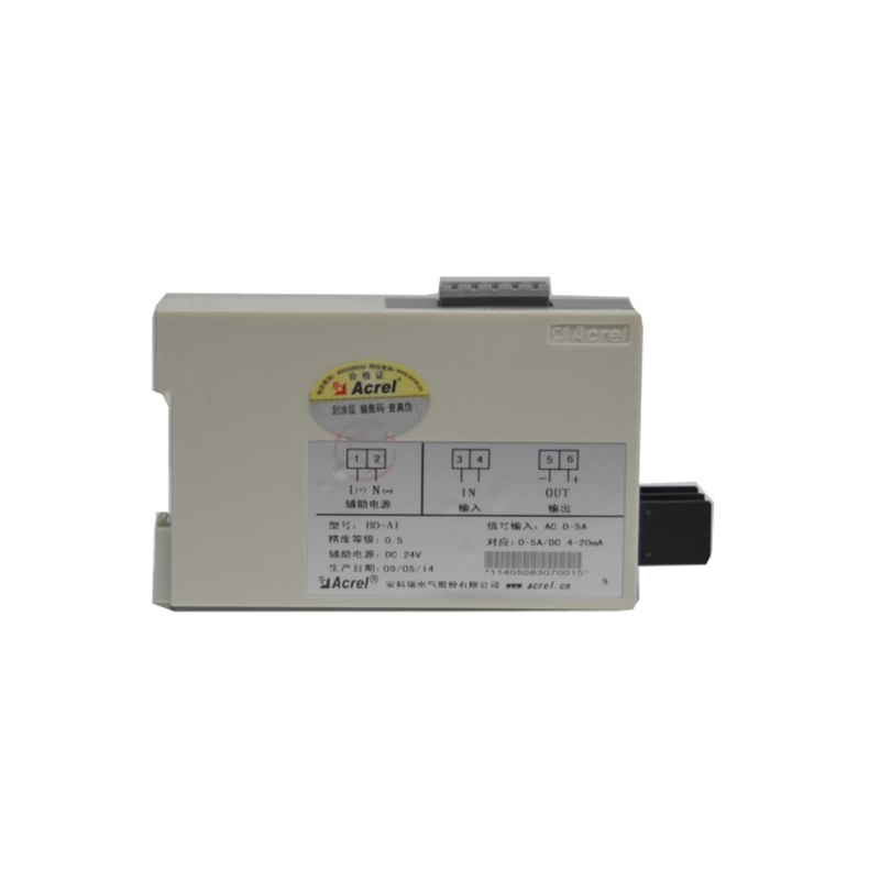 安科瑞BD-AI交流变送器 输入AC0-5A 输出DC0-10V 无输入 输出为0