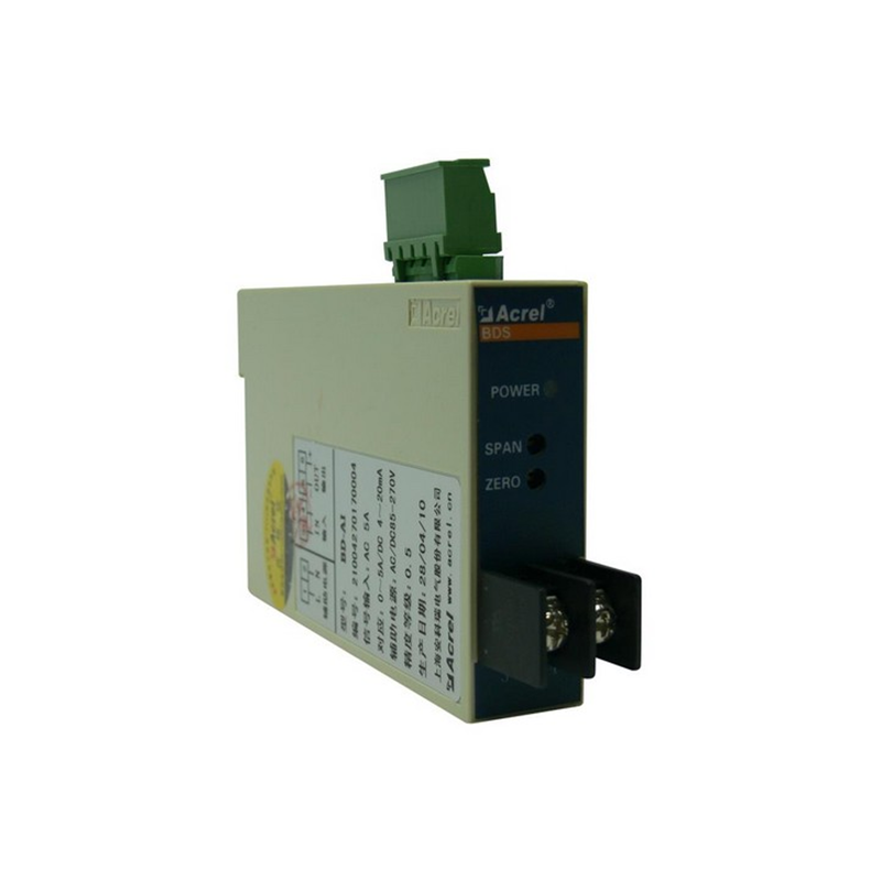 安科瑞BD-AI交流变送器 输入AC0-5A 输出DC0-10V 无输入 输出为0