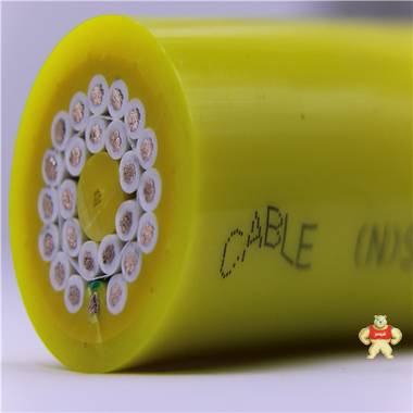 栗腾PUR护套耐油、耐磨吊具电缆 吊具电缆,卷筒电缆,聚氨酯电缆,耐油电缆,连接电缆