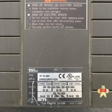 H7-15-4GA1……H7-15-4GA4 日立電梯用富士變頻器 二手拆機(jī) 