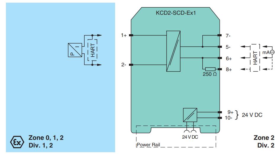 模拟量安全栅KCD2-SCD-EX1 