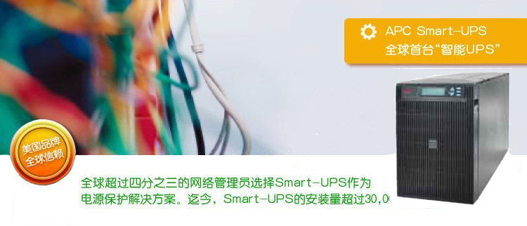 APC SURT5000XLICH 5KVA/4KW内置电池UPS电源施耐德Smart-UPS RT5000机架式 