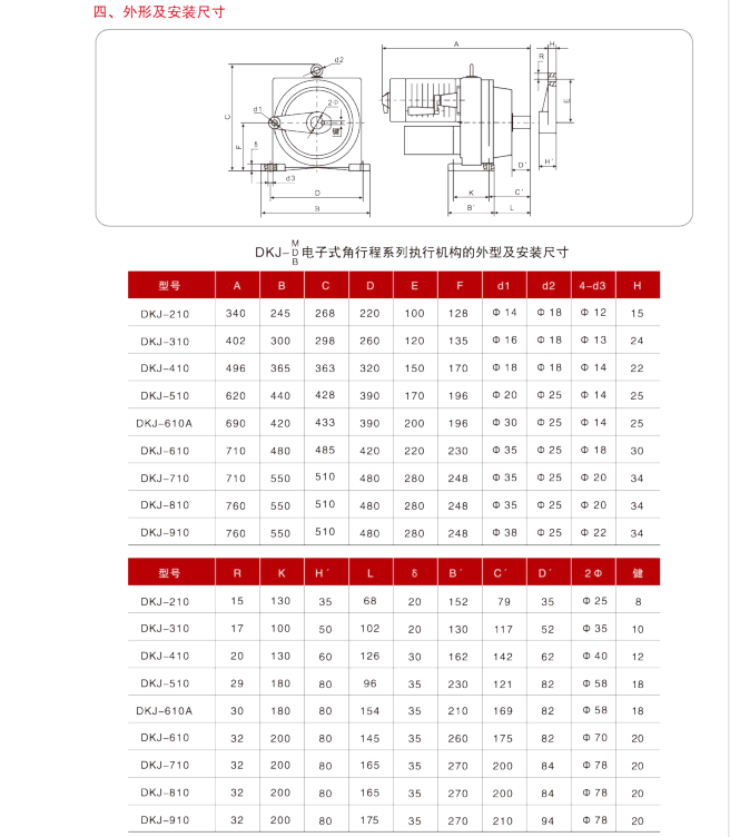 DKJ-6100AD智能一体化电动执行器 DKJ-6100AD,智能型电动执行器,智能一体化电动执行器,电动调节风门,阀门电动装置