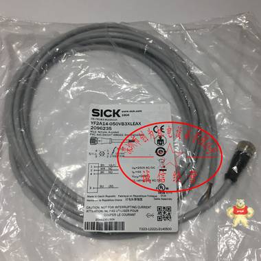 德國西克SICK傳感器連接線YF2A14-050VB3XLEAX，全新原裝2096235 