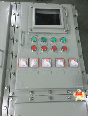 22KW防爆变频器控制箱(带散热片) 立式钢板焊接带玻璃窗防爆箱