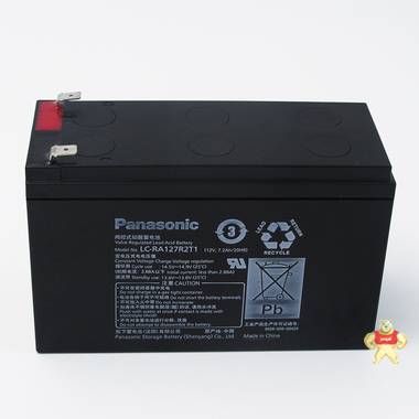 松下蓄电池LC-RA127R2ST1 12V7.2AH UPS专用铅酸免维护电池 
