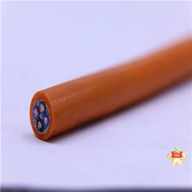 4*1带屏蔽柔性拖链电缆 4*1拖链电缆,带屏蔽拖链电缆,柔性电缆,TRVVP拖链电缆,4*1拖链电缆价格