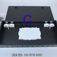 【昌澤通信主營(yíng)】加厚冷軋板 12口ST機(jī)架式光纖終端盒  抽拉式