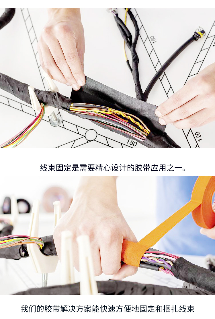 厂家直销tesa51026耐高温150度线束胶带德莎51026耐磨降噪耐低温线束胶带 德莎51026,tesa51026,德莎胶带,德莎线束胶带