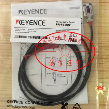 日本基恩士KEYENCE光电开关PR-FB30N1,全新原装现货 PR-FB30N1,光电传感器,基恩士KEYENCE,全新原装正品,当天发货