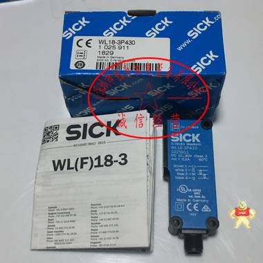 西克SICK光电开关传感器WL18-3P430，全新原装现货1025911 