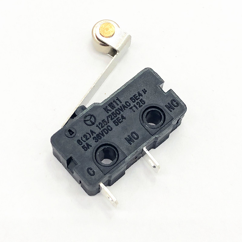 5A小微动开关、小型微动开关带轮 小型微动开关,小微动开关KW11,微动开关厂家,微动开关品牌,青羊微动开关