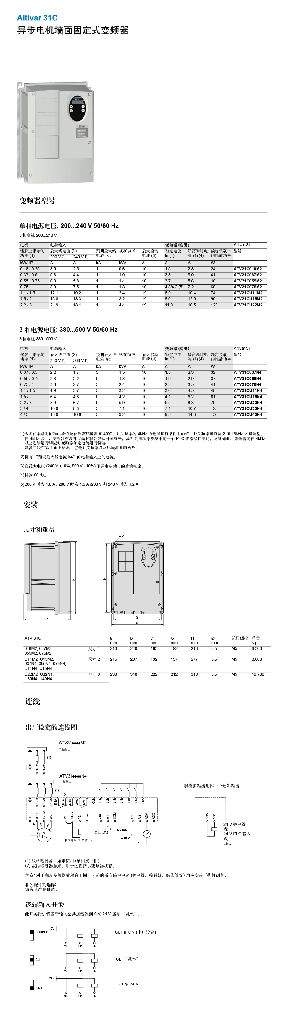 施耐德 ATV31通用变频器 通用变频器,ATV31,ATV,变频器