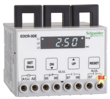 SchneiderEOCR电动机保护器一级代理，100%原装进口，现货保障、库存充足 EOCR,施耐德,韩国三和,电子继电器,电动机保护器