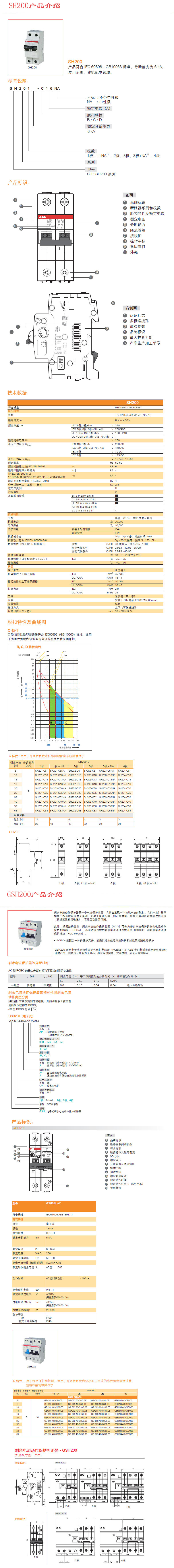 ABB-GSH201AC-C25/0.03-微型斷路器價(jià)格圖片微型斷路器參數(shù),單相漏電開關(guān),微型斷路器型號,空氣斷路器