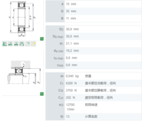 FAG轴承 FAG进口轴承 FAG深沟球轴承6000 6001 6205 6202 6302 2Z  2RSR