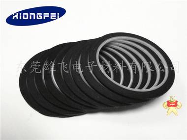 生产太阳能光伏滴胶板专用贴焊带栅线耐高温黑胶条单面黑色贴胶带 