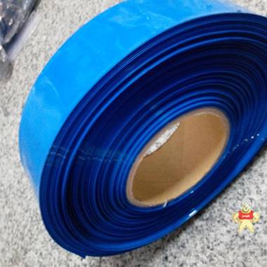 PVC热缩管宽度25mm 锂电池组封装塑皮热缩套膜 蓝色套膜环保绝缘 
