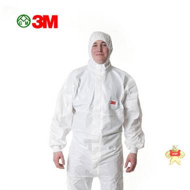 3M 4545 连体防护服 带帽 放射性颗粒物液体有限喷溅防护 