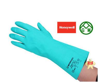 霍尼韦尔2094831丁腈防化手套 液体防护劳保手套 