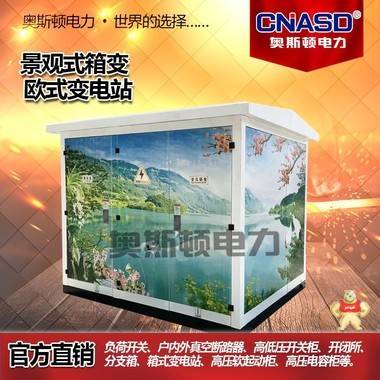 欧式箱式变电站，YBW-250KVA 10KV 35KV箱式变压器 景观式箱变 