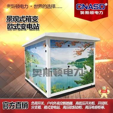 欧式箱式变电站，YBW-250KVA 10KV 35KV箱式变压器 景观式箱变 