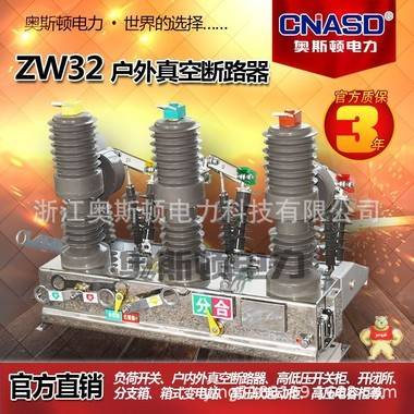 ZW32户外高压真空断路器智能分界真空开关10KV带隔离柱上真空开关 