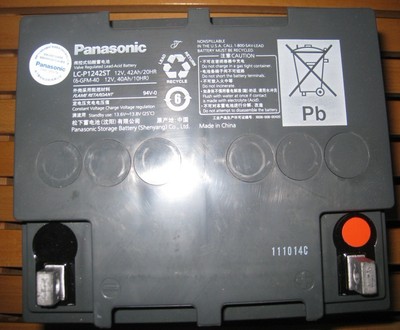 松下蓄电池12V、LC-PD1217(12V17AH/20HR)免维护铅酸正品、UPS用蓄电池、消防机柜