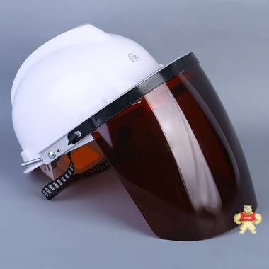 厂家直销安全帽式电焊面罩铝支架头戴式安全防护面罩切割帽透明罩 