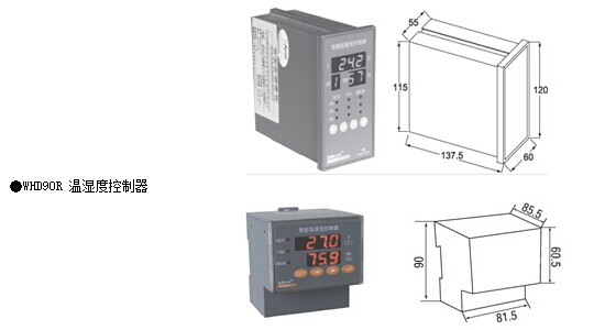 安科瑞WHD10R-11智能型温湿度控制器 导轨安装 测量显示1路温湿度 WHD10R-11,1智能型温湿度控制器,安科瑞
