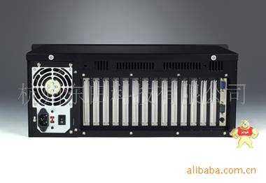 研华科技14槽上架式4U机箱高度AT或ATX多串网口原装工控机IPC-619 