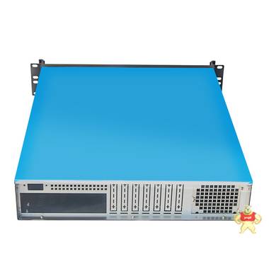 2U服务器机箱机架式工控机箱深550支持ATX大板PC大电源位2U电源位 