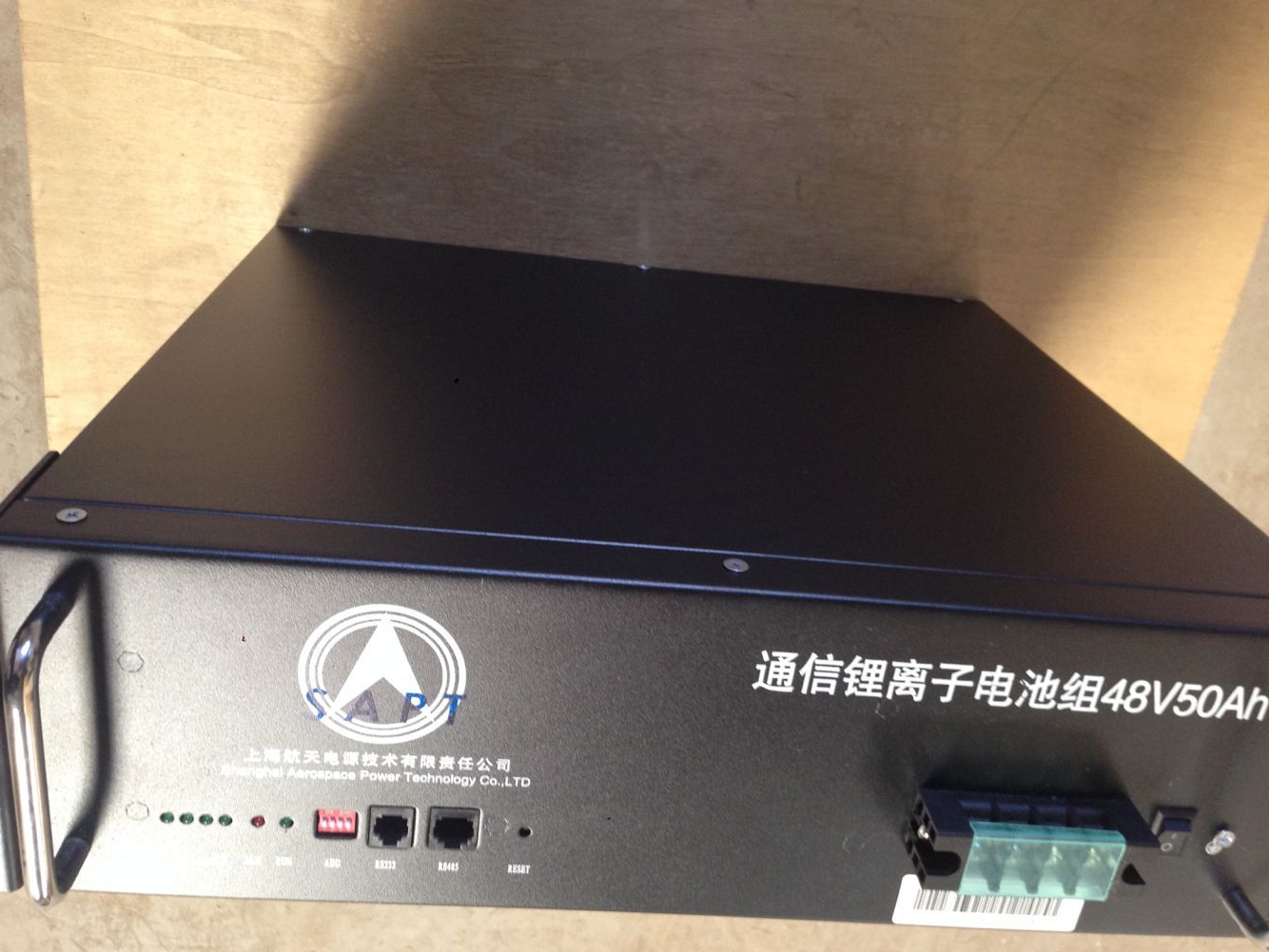 上海航天TIFP-1P16S-48V50AH-C10磷酸铁锂锂电池，48V50AH磷酸铁锂锂电池，高频开关电源锂电池组