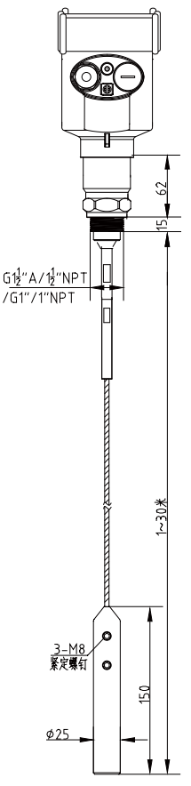 导波雷达物位计 