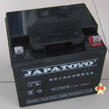 东洋JAPATOYO蓄电池6GFM12,12V12AH 电梯 消防后备电源电池 
