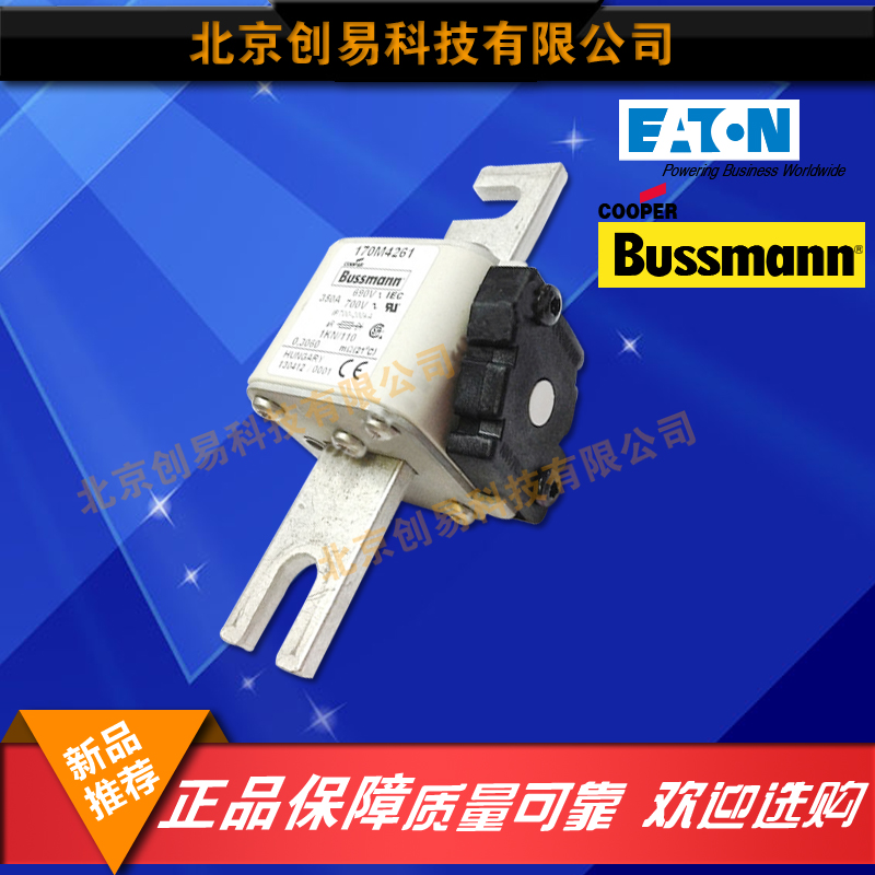 170M4262	690V	400A美国伊顿bussmann巴斯曼熔断器，全新原装正品,现货供应。 保险丝,熔断器,BUSSMANN,伊顿,170M4262