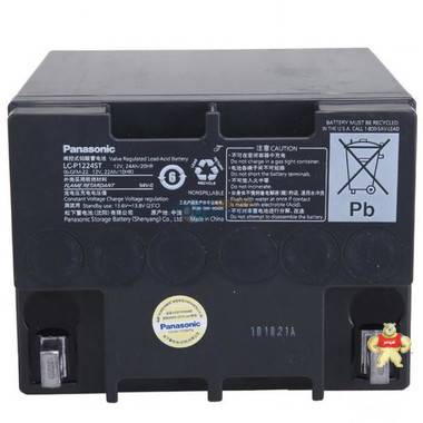 松下Panasonic 免维护蓄电池 LC-P1238ST 12V38AH UPS电源专用 佳鼎伟业电源 松下,松下,蓄电池