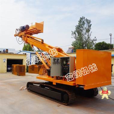 定做高邊坡鉆機(jī) ?護(hù)坡成孔機(jī) ?可升降履帶式基坑錨固鉆機(jī) 