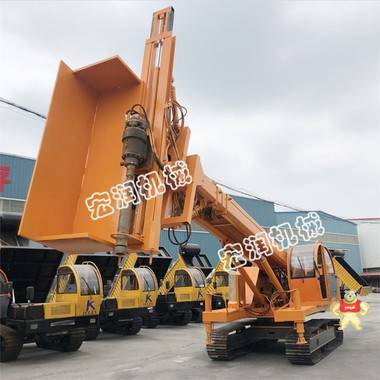 定做高邊坡鉆機(jī) ?護(hù)坡成孔機(jī) ?可升降履帶式基坑錨固鉆機(jī) 