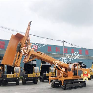 廠家直銷基坑護坡全自動鉆孔機 ?螺旋錨固鉆機 高邊坡鉆機 