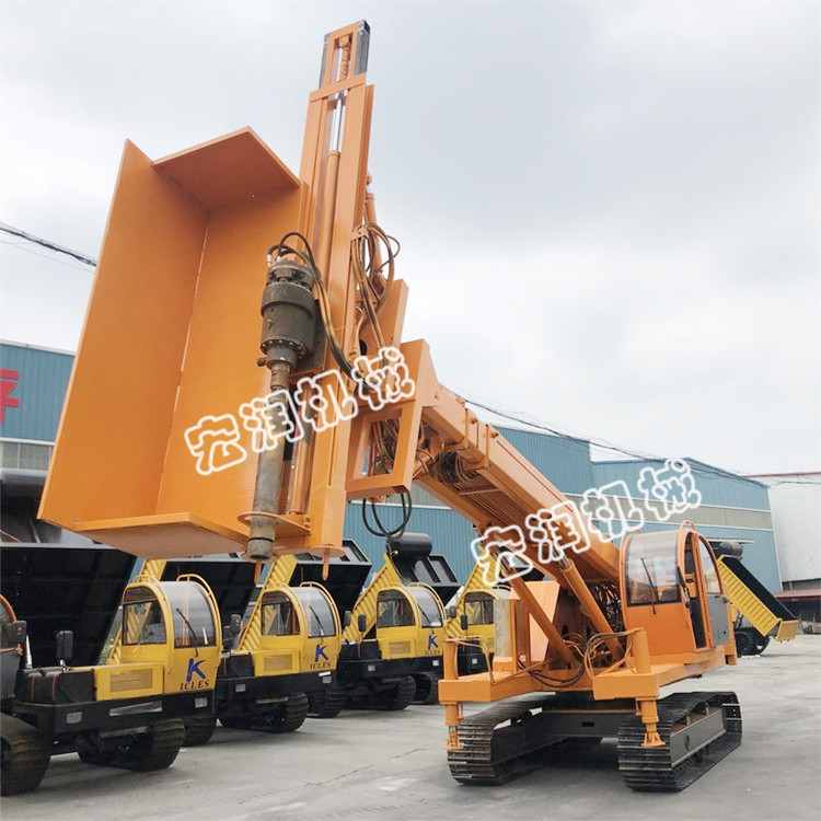 ***锚固履带钻机  履带式护坡桩机  路基锚固钻机