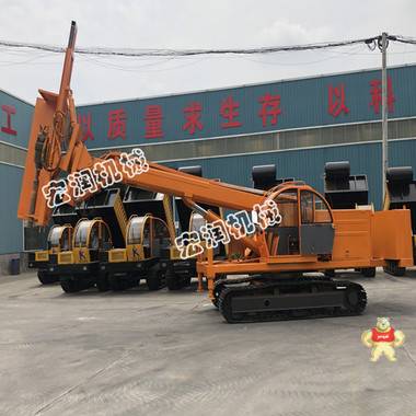 履帶護坡巖石錨固鉆機 ?報價升高20米邊坡支護錨固鉆機 