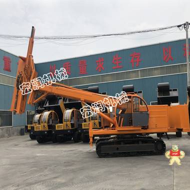 履帶護坡巖石錨固鉆機 ?報價升高20米邊坡支護錨固鉆機 