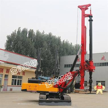 履帶旋挖鉆機(jī) 機(jī)鎖桿履帶旋挖鉆機(jī) 定做大口徑長螺旋地基打樁機(jī) 