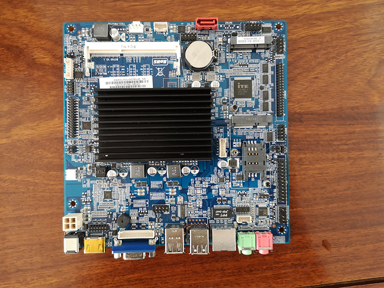 大唐主板J1900-E双网口电脑主板四核无风扇嵌入式工业主板ITX 