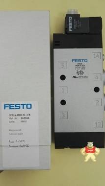 全新原装FESTO电磁阀CPE24-M1H-5L-3/8 163166 