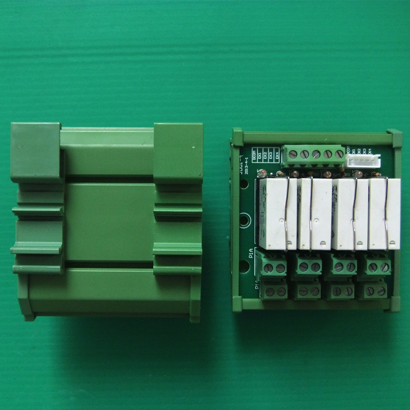 继电器模块4位 欧姆龙继电器模组 JD模块 带分线器 JD-4,JD模块,JD模块,欧姆龙继电器模组,继电器模块4位