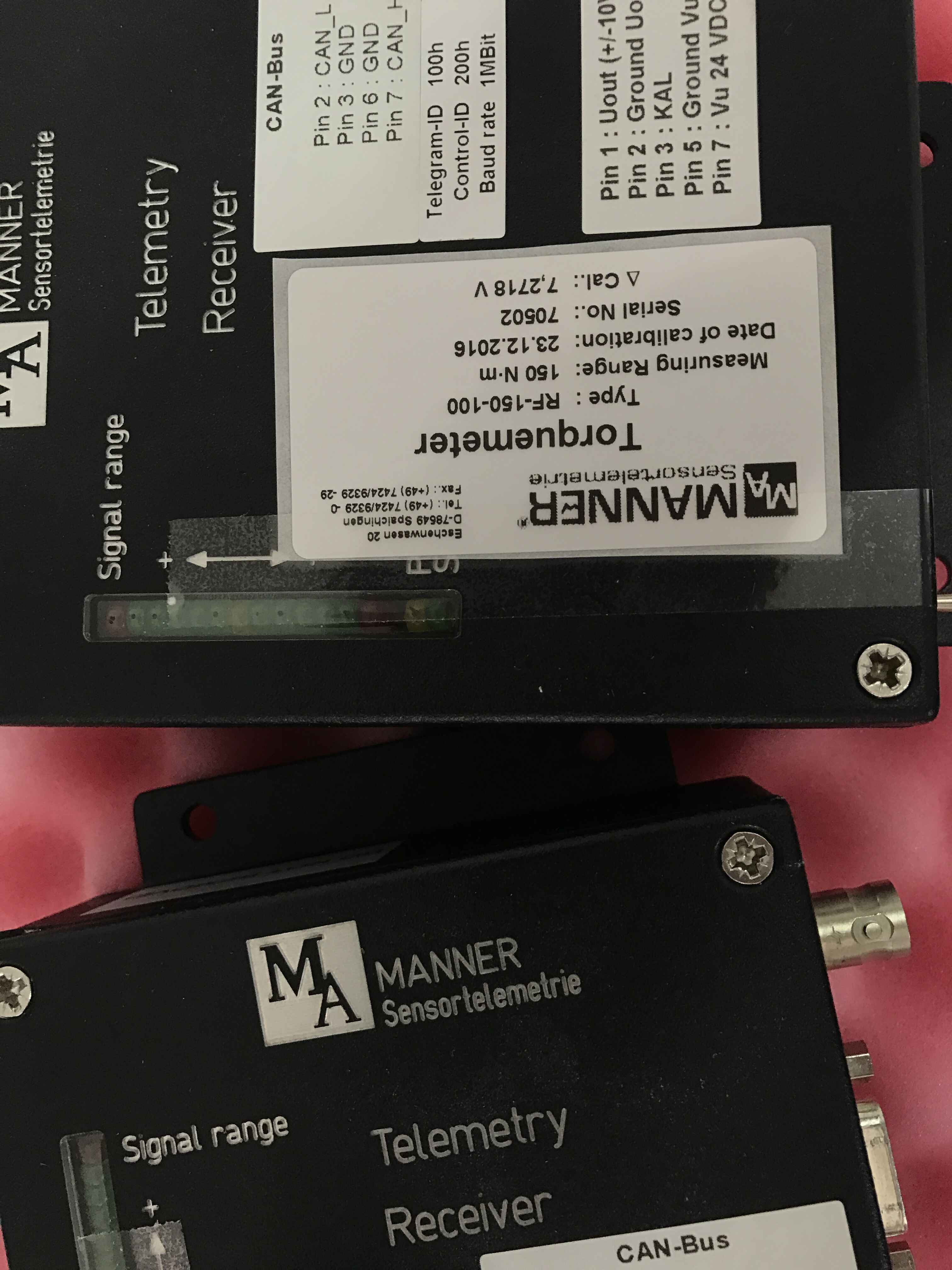 MANNER MW_0.5KNM_0.05_6.3_S21000 扭矩传感器