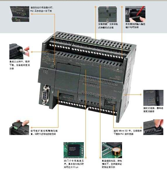 西门子 6ES7 214-1BG40-0XB0 PLC模块  汉朗自动化