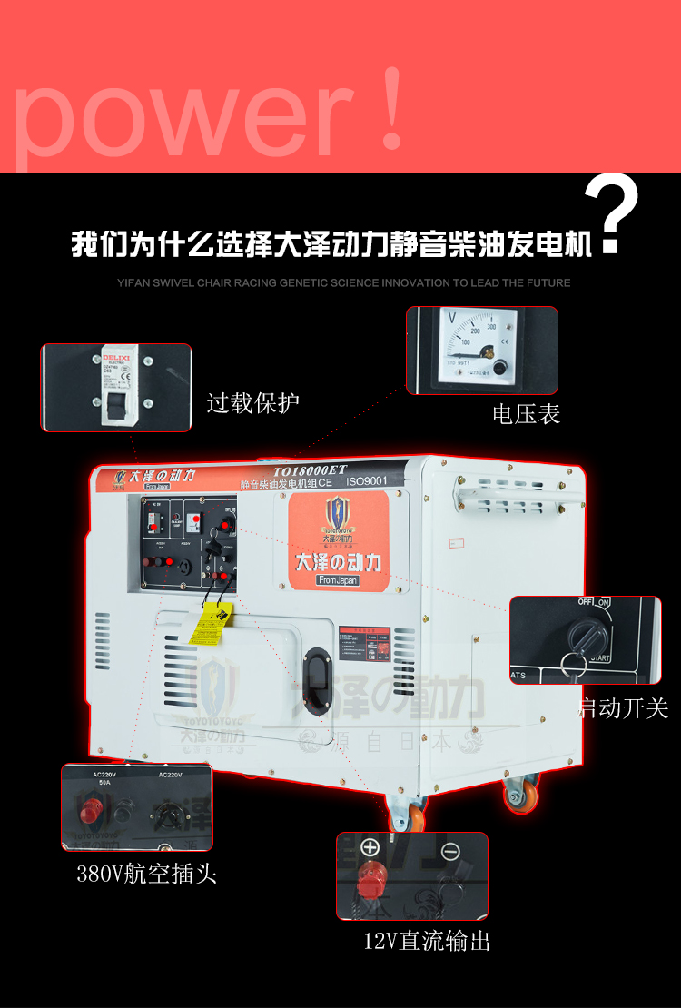 移动车载15kw柴油发电机 大泽进口动力柴油发电机 全铜无刷自启动15kw柴油风冷发电机组 发电机要多少钱,发电机不发电检查方法,家用小型发电机多少钱